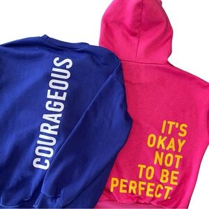 SHEIN Motivational Inspirational Graphic Sweatshirt Bundle Youth Tween 10 Years